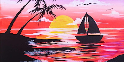 Primaire afbeelding van Tropical Sail - Paint and Sip by Classpop!™