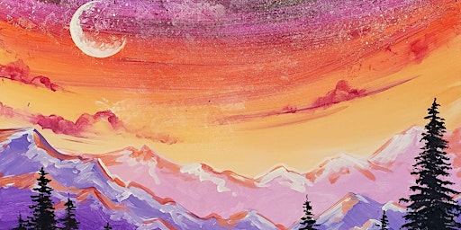 Mountain Sunset - Paint and Sip by Classpop!™ primary image