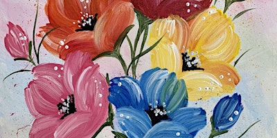 Eclectic Poppies - Paint and Sip by Classpop!™ primary image