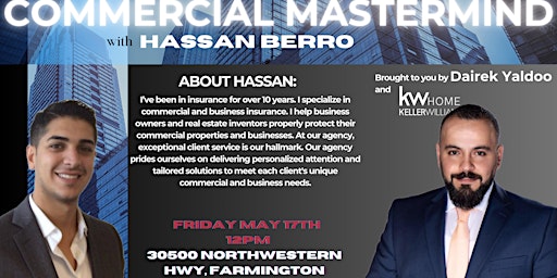 Commercial Mastermind with Dairek Yaldoo and Hassan Berro