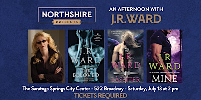 Primaire afbeelding van Northshire Saratoga: An Afternoon with J.R. Ward