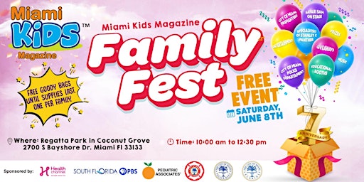 Imagem principal do evento Miami Kids Magazine Family Fest 2024