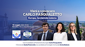 Pranzo coi candidati Pasqualetto, Bubola e l'Onorevole Pastorella primary image