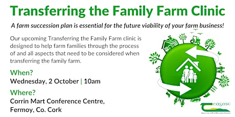 Transferring the Family Farm - Cork Event