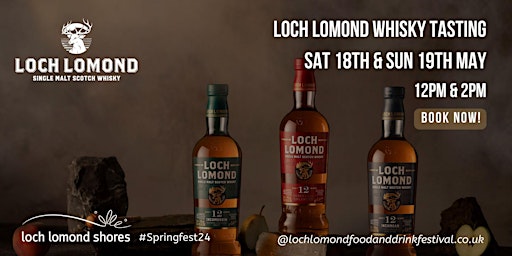 Imagem principal de Whisky Tasting with Loch Lomond Whiskies - NEW DATES!