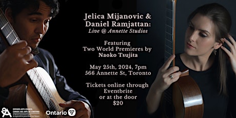Daniel Ramjattan and Jelica Mijanovic, Live @ Annette Studios