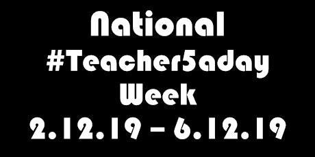 National #teacher5aday Week Launch Event #leadmeet primary image