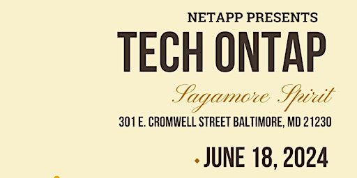 NetApp Tech ONTAP Baltimore primary image