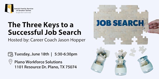 The Three Keys to a Successful Job Search primary image