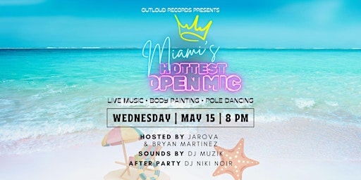 Miami’s Hottest Open Mic in Wynwood Hosted by Jarova! primary image