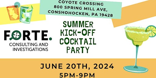 Image principale de Forte Summer Kick-Off Cocktail Party