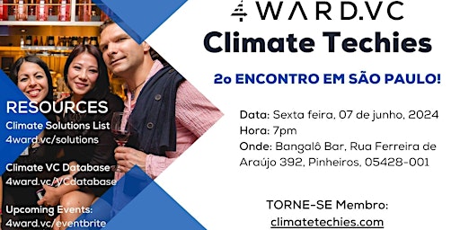 Primaire afbeelding van Encontro Climate Techies São Paulo