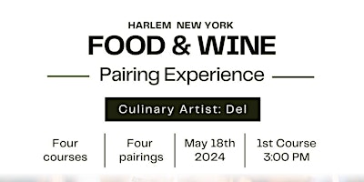 Primaire afbeelding van Harlem Food & Wine Pairing experience