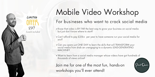 Hauptbild für Mobile video workshop for businesses