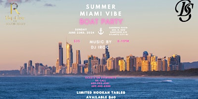 Miami Vibes Boat Party primary image