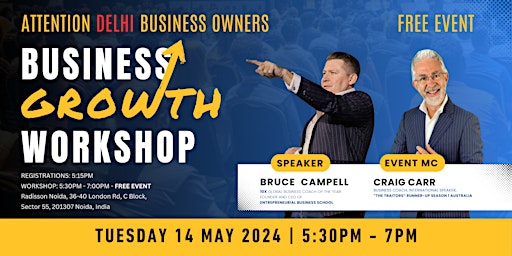 Free Business Growth Workshop - Delhi (local time) primary image