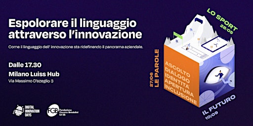 Imagem principal do evento Esplorare il linguaggio attraverso l'innovazione