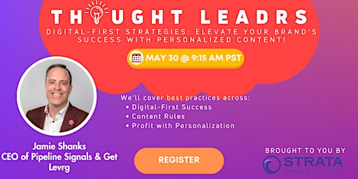 Hauptbild für Digital-First Strategies: Elevate Your Brand's Success with Personalized Content!