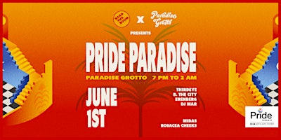 Primaire afbeelding van READ THE ROOM X PARADISE GROTTO: Pride Paradise - June 1st ️‍