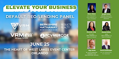 Imagen principal de Elevate Your Business: Default/REO Lending Panel - Orlando, FL