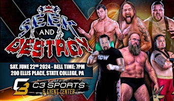 Imagem principal de Seek & Destroy: A Battlefield Pro Wrestling Event