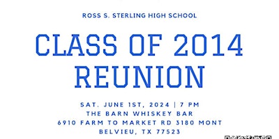 RSS C/O 14 10 Year Reunion primary image