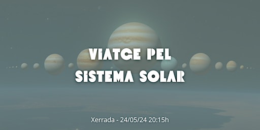 Imagem principal do evento Viatge pel Sistema Solar