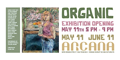 Imagem principal de Arcana's 1st Exhibition Opening: 'organic'