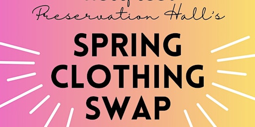Imagem principal do evento Spring Clothing Swap