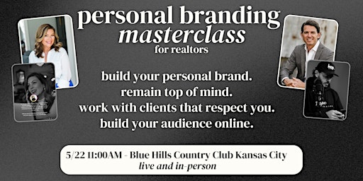 Imagem principal de Personal Branding Masterclass (for realtors)