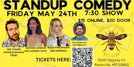 Hauptbild für Comedy Night at Clear Skies Meadery!