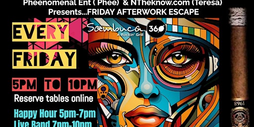 Friday Afterwork Escape Sambuca 360 @5pm to 10pm  primärbild