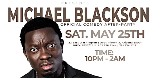 Michael Blackson Comedy Show After-Party primary image