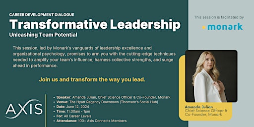 Imagem principal do evento Transformative Leadership: Unleashing Team Potential