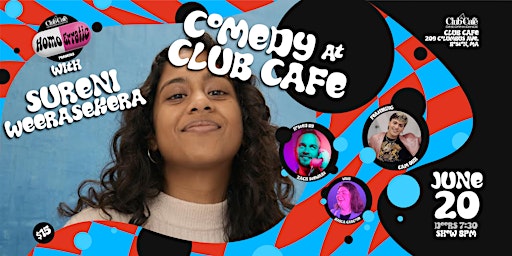 Hauptbild für Comedy at Club Cafe with Sureni Weerasekera