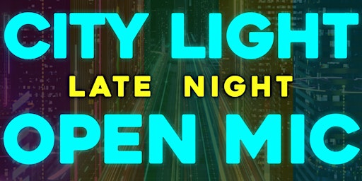 CITY LIGHT OPEN MIC  primärbild