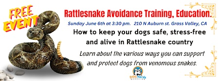 Rattlesnake Avoidance Training, Education primary image