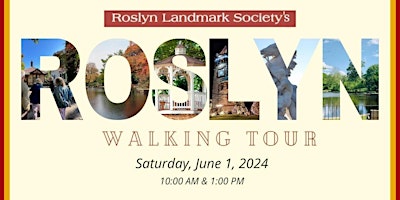 Imagen principal de Roslyn Landmark Society's 2024 Spring Walking Tour (10AM Tour)