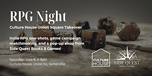 Primaire afbeelding van RPG Culture House Takeover Night