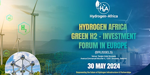 Immagine principale di Hydrogen Africa: Green H2 - Investment Forum in Europe (Brussels) 
