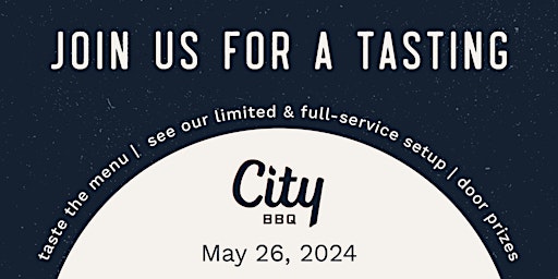 Complimentary Wedding Group Tasting with City BBQ at Epic Event Gallery primary image