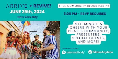 Arrive + Revive: Community Block Party primary image