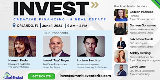 Primaire afbeelding van Invest: A Real Estate Summit