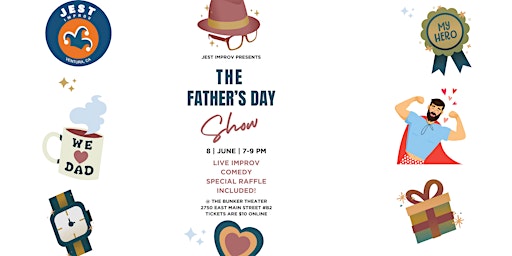 Imagem principal de Jest Improv Presents: The Father's Day Comedy Special!