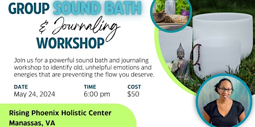 Hauptbild für Group Sound Bath & Journaling Workshop