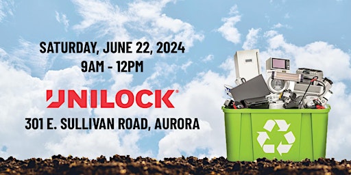 Imagem principal do evento Unilock Electronic Waste Recycling Event