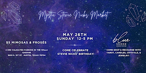 Imagem principal do evento Mystic Stevie Nicks Market with Snowy Rodeo