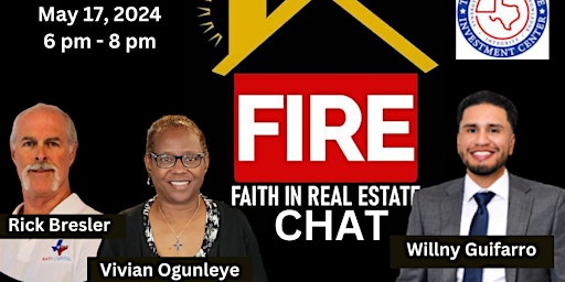 Primaire afbeelding van Faith In Real Estate FIREside CHAT with REAL ESTATE EXPERTS