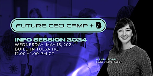 Imagem principal do evento Future CEO Camp Info-Session