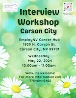 CARSON CITY, NV - Interview Workshop primary image
